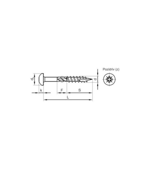 VIS AGGLO CBL Z (POZIDRIV) - TECHNIQUE