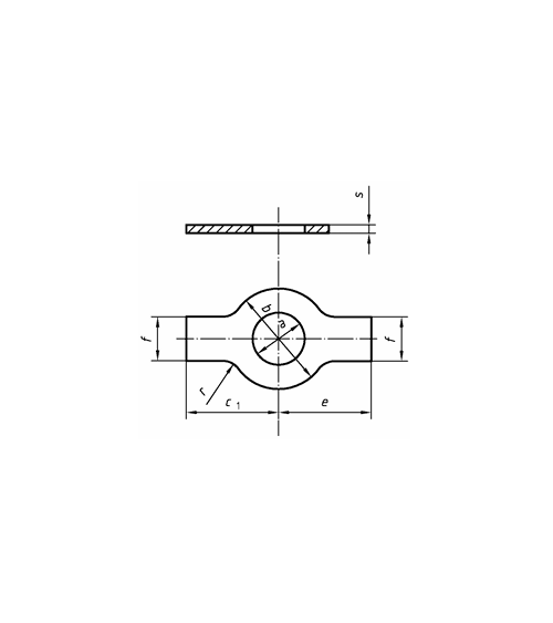 FREINS D'ECROUS- DROITS A AILERONS