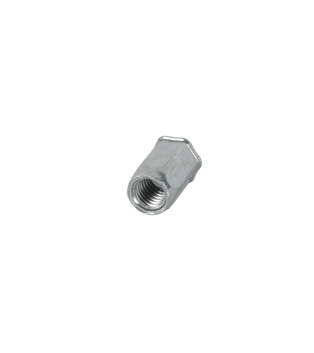 Écrou à sertir semi-hexagonal