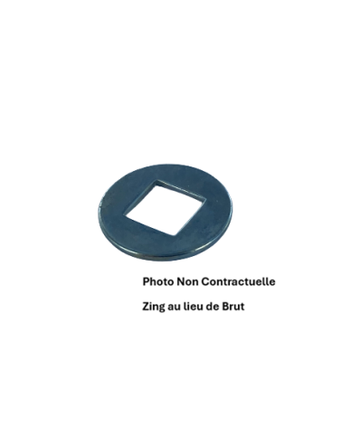 Rondelles plates trou carre 44006V