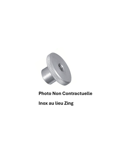 Écrous cylindriques moletes - type haut