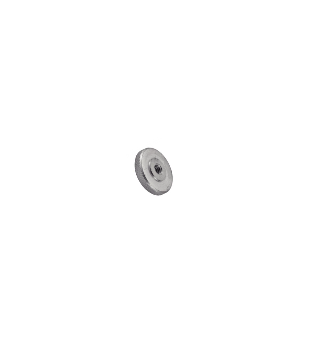 Écrous cylindriques moletes - type bas inox A1