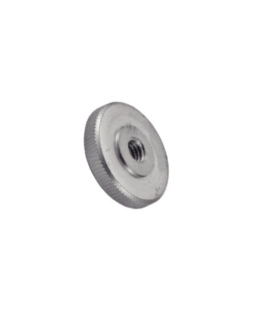 Écrous cylindriques moletes - type bas inox A1