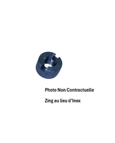 Écrous cylindriques avec fente inox A4