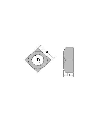 DIN557 ACIER M20