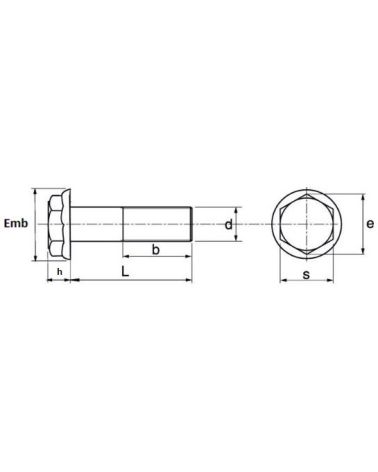 VIS A EMBASE LISSE Part/filetee