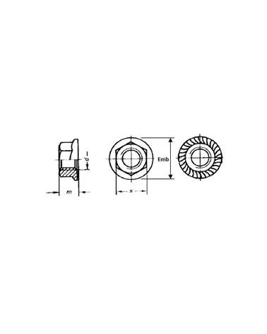DIN6923 CL10 M20