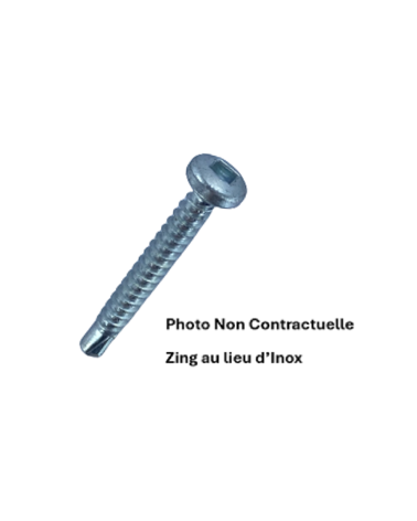Vis autoperceuses cbl q - carrée DIN 7504 inox A2