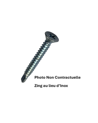 Vis autoperceuses f h - phillips DIN 7504 inox A2