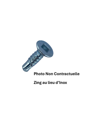 Vis autoperceuses f q - empreinte carrée DIN 7504 inox A2
