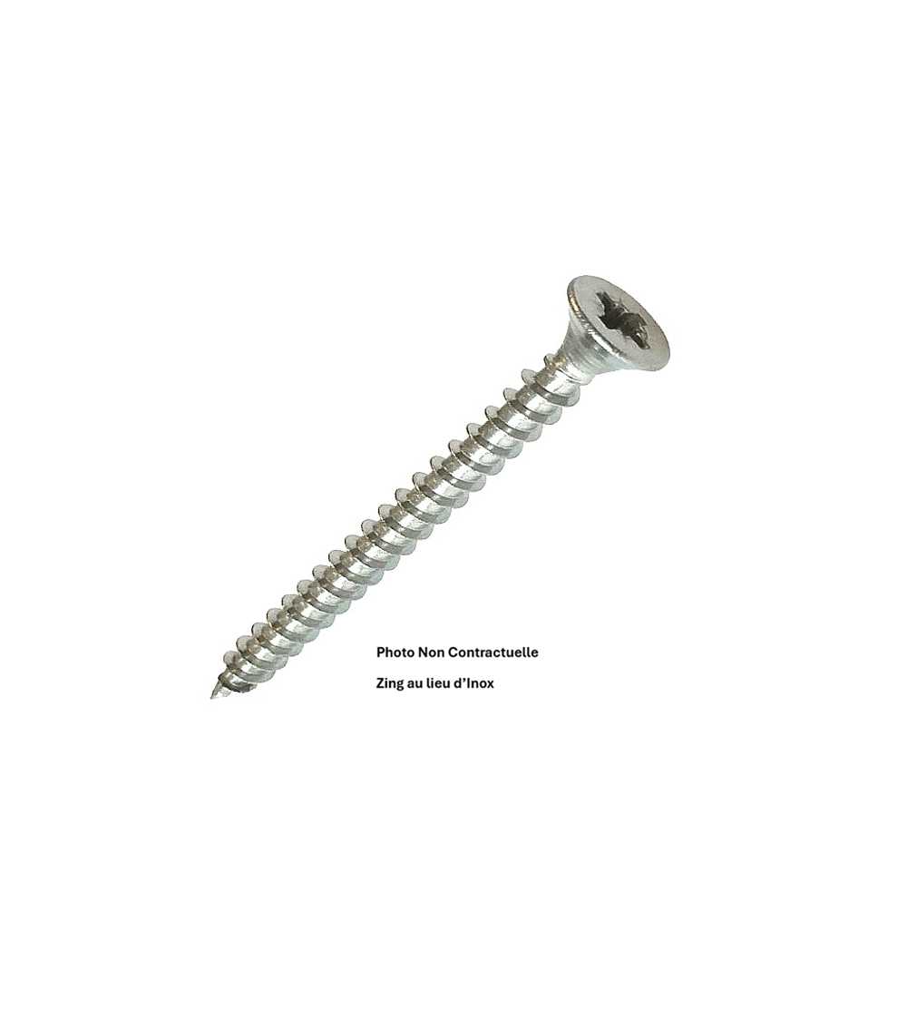 Vis agglo f x - 6 lobes internes inox A4