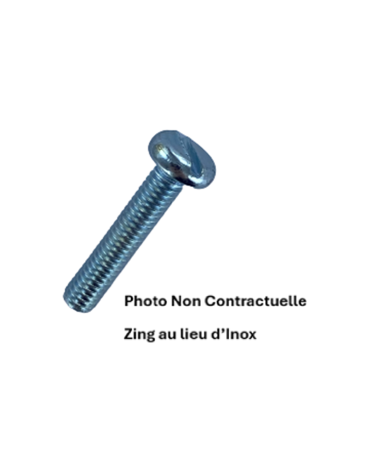 Vis métaux cls - fendues inox A4
