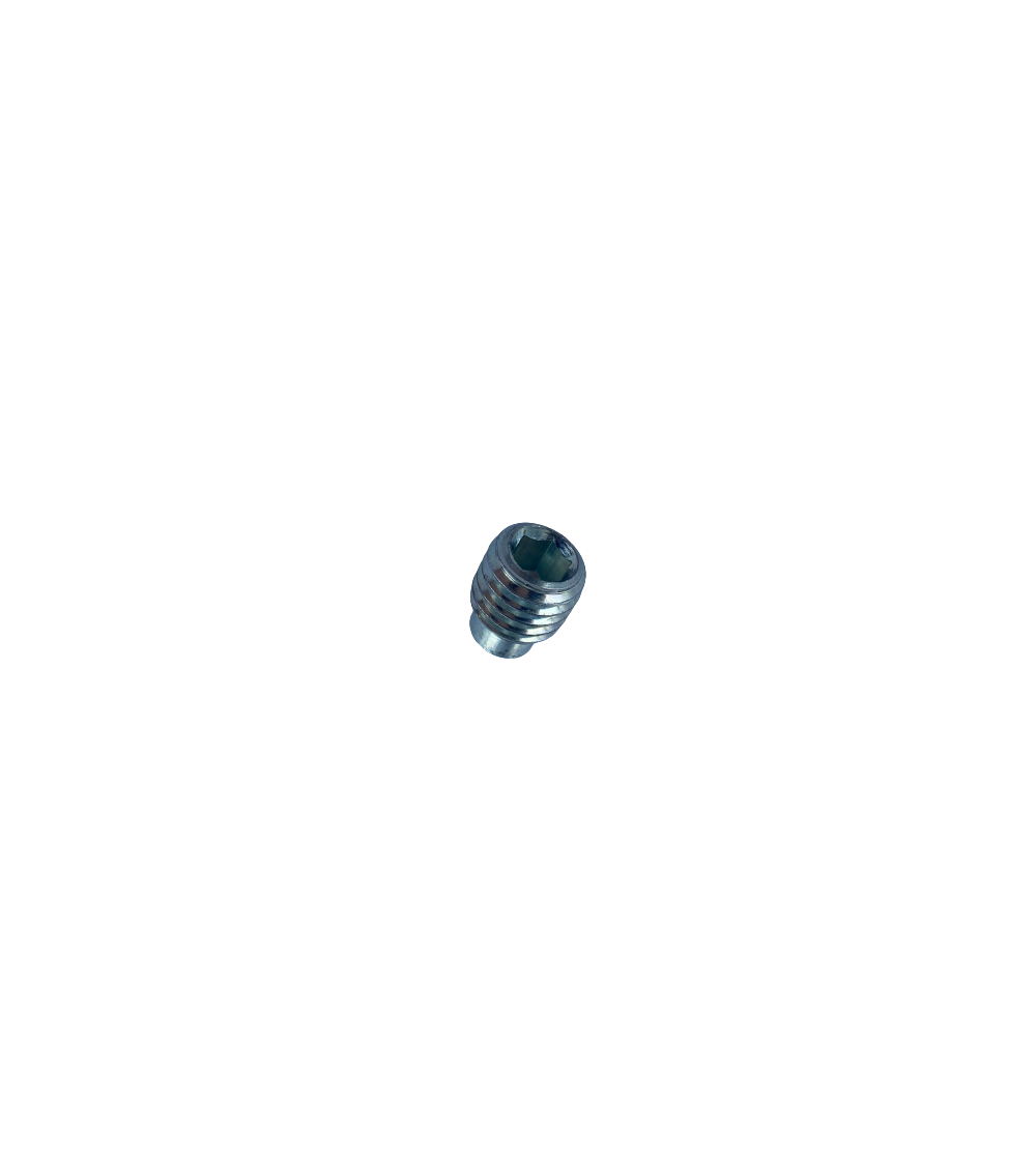 Vis sans tête à six pans creux, bout téton inox A2