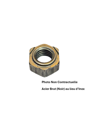 Écrous à souder hexagonaux inox A2